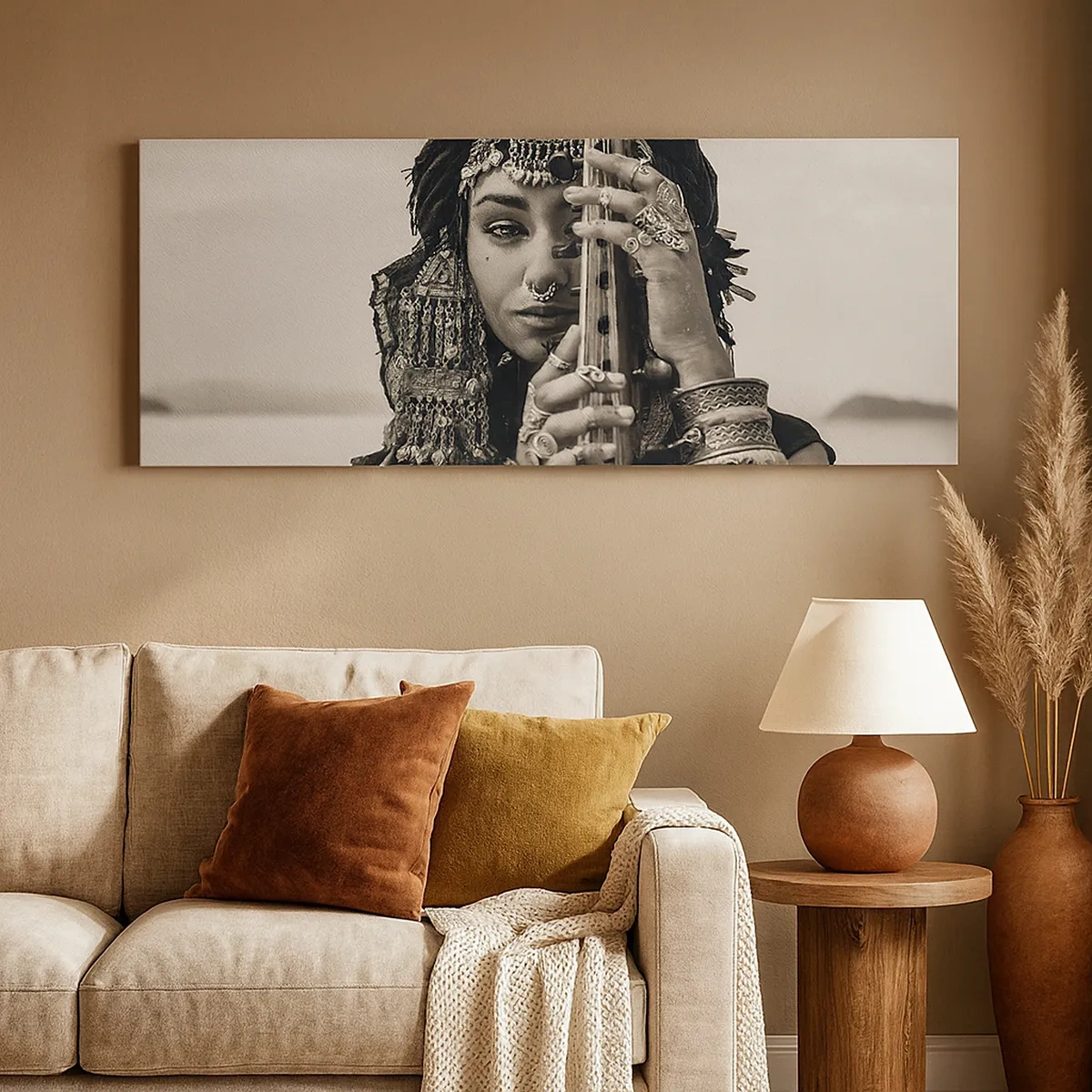 Quadro su tela - Stampe su Tela - La musica dell'oriente - 30x30 cm