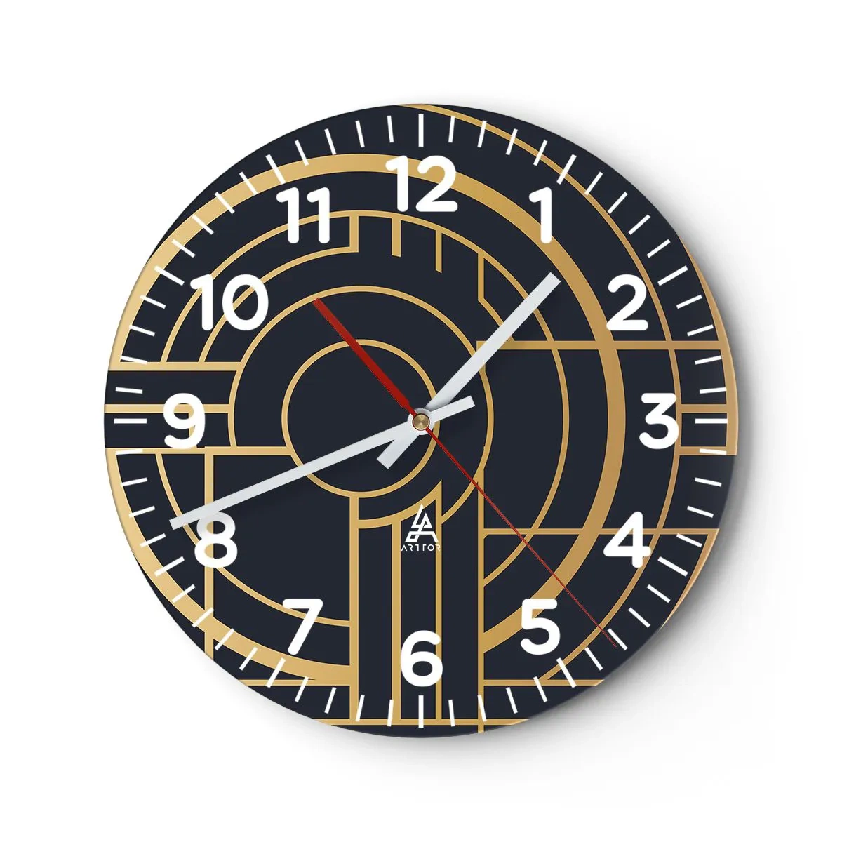 Orologio da parete - Orologio in Vetro - Il giro delle cose - 30x30 cm