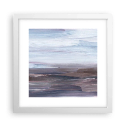 Poster in cornice bianca - Gli elementi: l'acqua - 30x30 cm