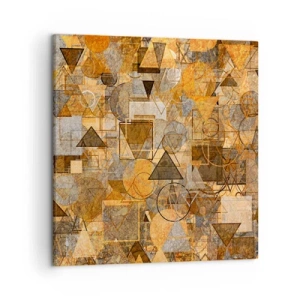 Quadro su tela - Stampe su Tela - Il mondo compreso nella forma - 50x50 cm