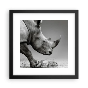 Poster in cornice nera - Forza irrefrenabile - 30x30 cm