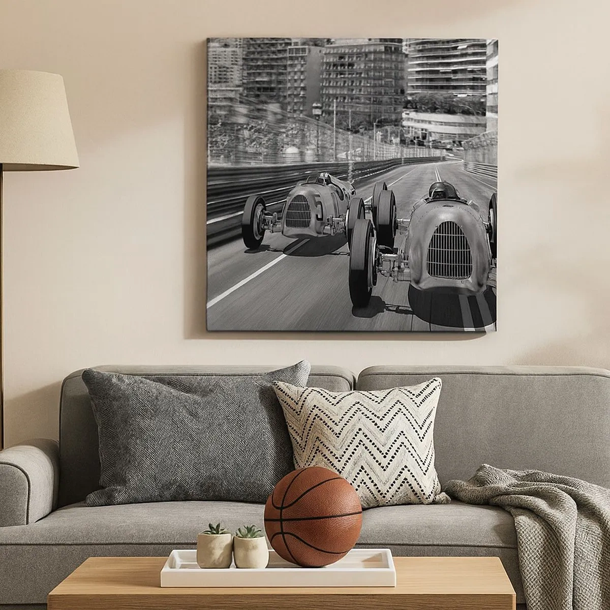 Quadro su tela - Stampe su Tela - Tanto tempo fa a Montecarlo - 30x30 cm