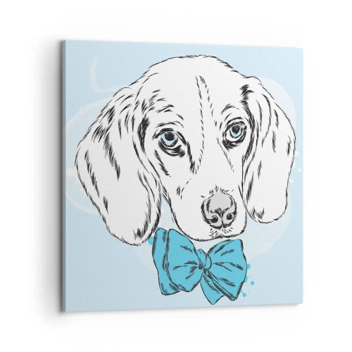 Quadro su tela - Stampe su Tela - Eleganza canina - 60x60 cm