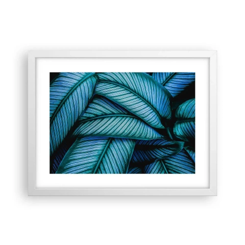 Poster in cornice bianca - Le linee della vita - 40x30 cm