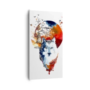 Quadro su tela - Stampe su Tela - Naso a naso con la notte - 65x120 cm