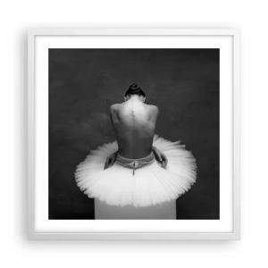 Poster in cornice bianca - Fiorisce adesso - 50x50 cm