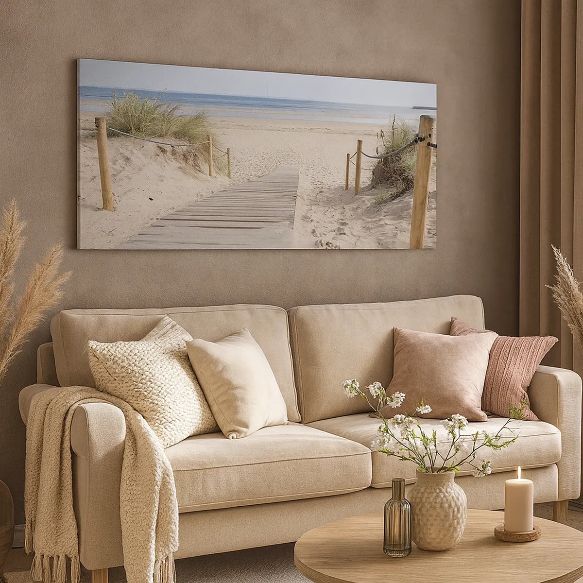 Quadro su tela - Stampe su Tela - Fino all'orizzonte - 30x30 cm