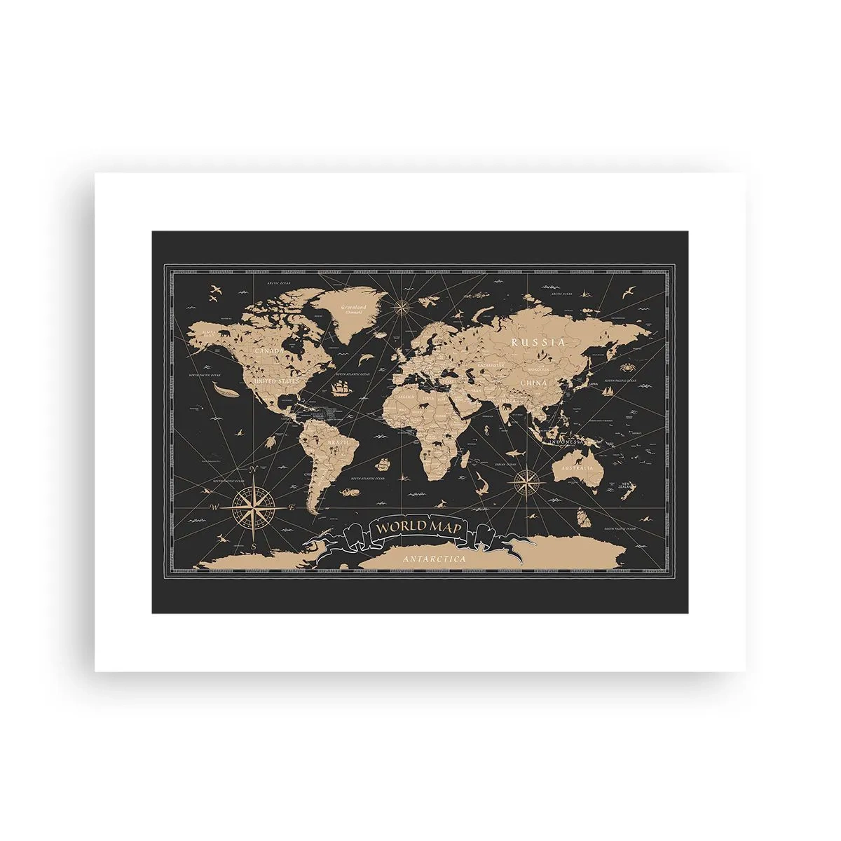 Poster - I confini del mio mondo - 40x30 cm
