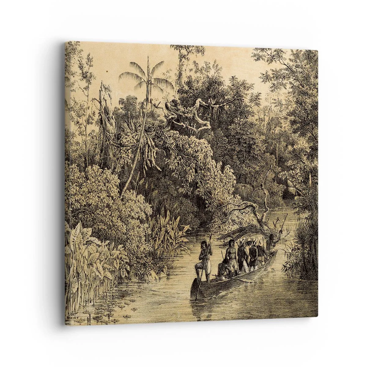 Quadro su tela - Stampe su Tela - Viaggio alla fonte - 30x30 cm