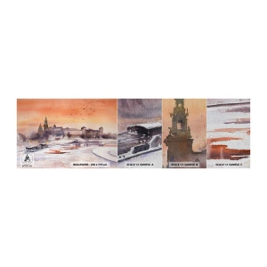 Campione di Fotomurale Premium Sand - Tramonto reale - Paesaggio, Paesaggio, Classico - 100x30 cm