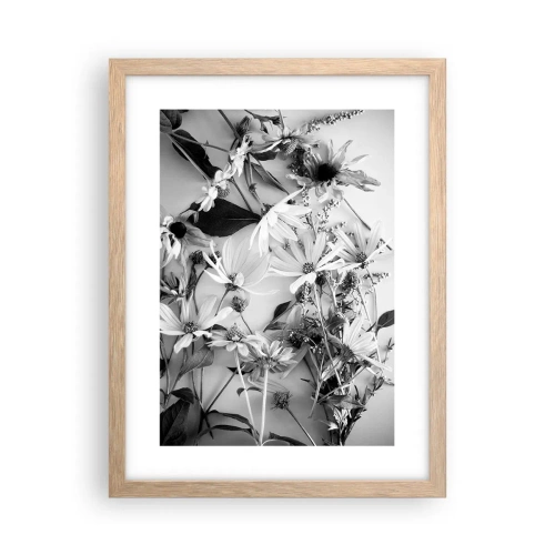 Poster in cornice rovere chiaro - Un non bouquet di fiori - 30x40 cm