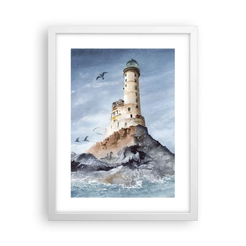 Poster in cornice bianca - Invincibile - 30x40 cm