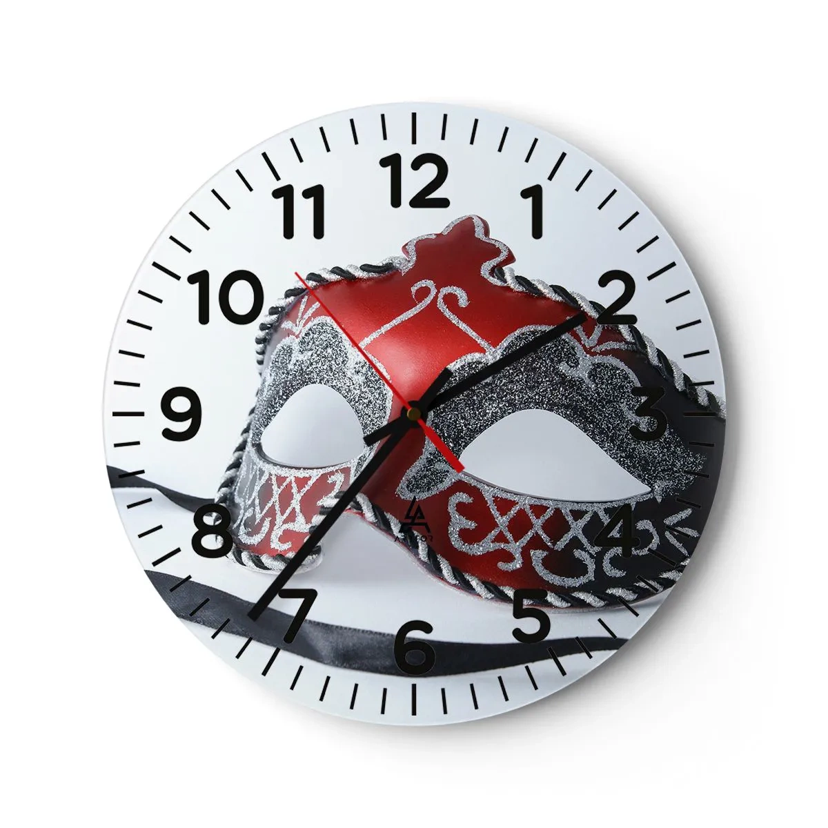 Orologio da parete - Orologio in Vetro - Invito al ballo - 40x40 cm