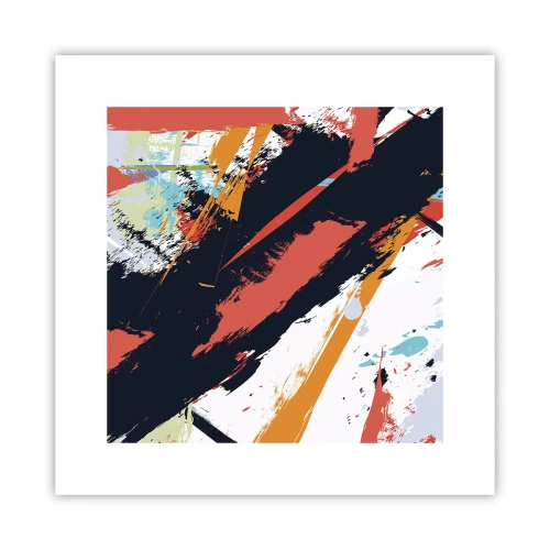 Poster - Composizione dinamica - 30x30 cm