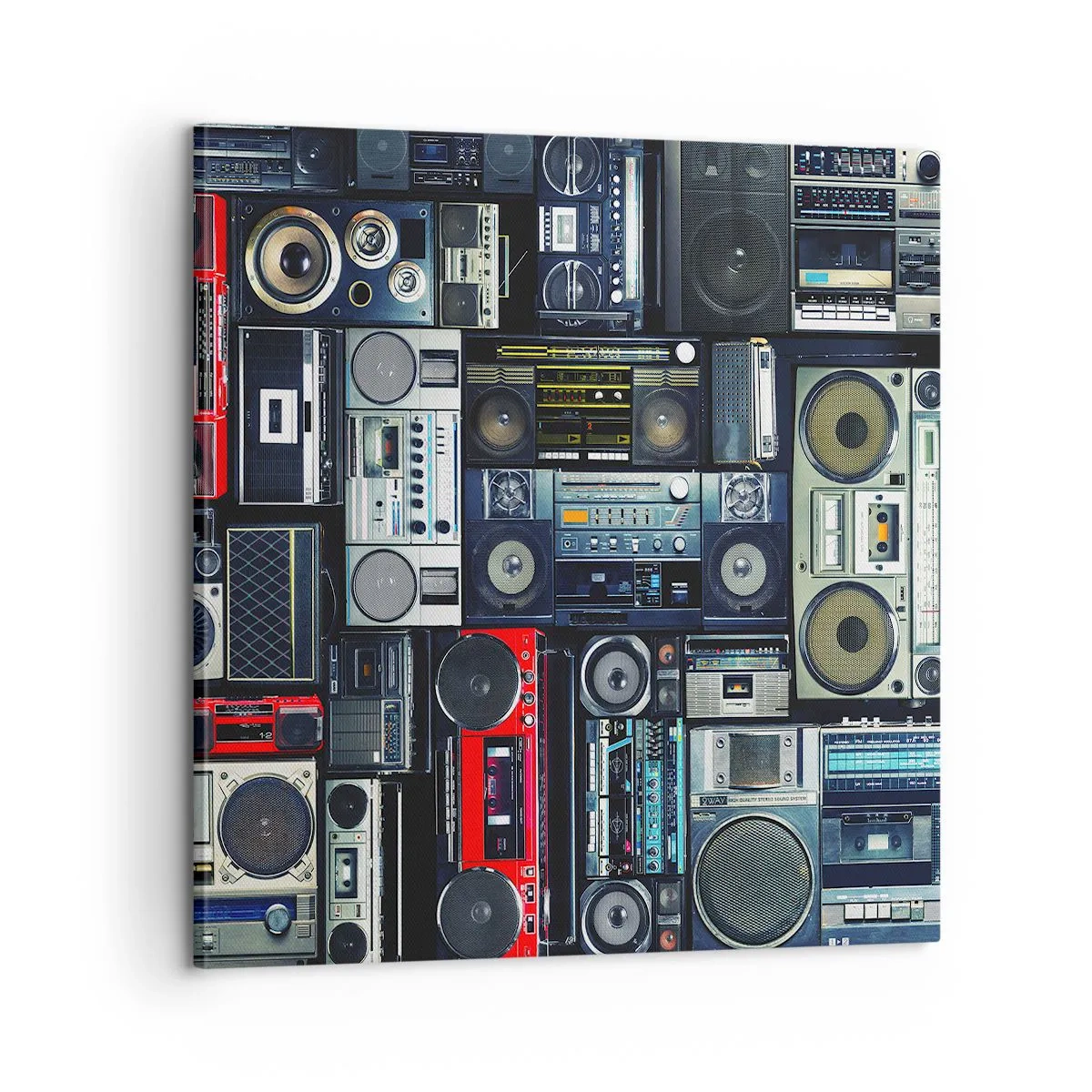 Quadro su tela - Stampe su Tela - Nostalgia degli anni '80 - 60x60 cm