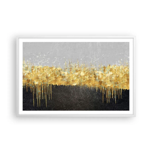 Poster in cornice bianca - Nel profondo e verso l'alto - 91x61 cm