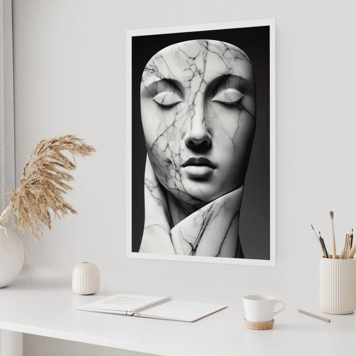 Poster - Forme di marmo - 40x50 cm