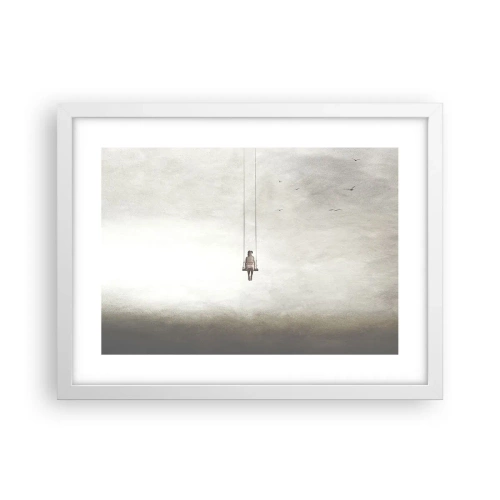 Poster in cornice bianca - Il bambino che è in noi - 40x30 cm