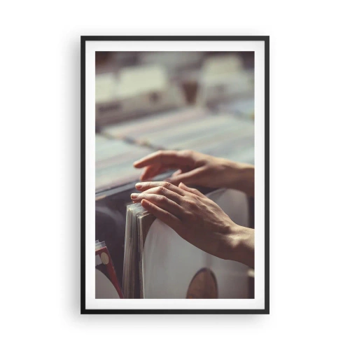 Poster in cornice nera - Alla ricerca di emozioni - 61x91 cm