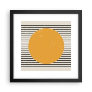 Poster in cornice nera - La forza della semplicità - 30x30 cm
