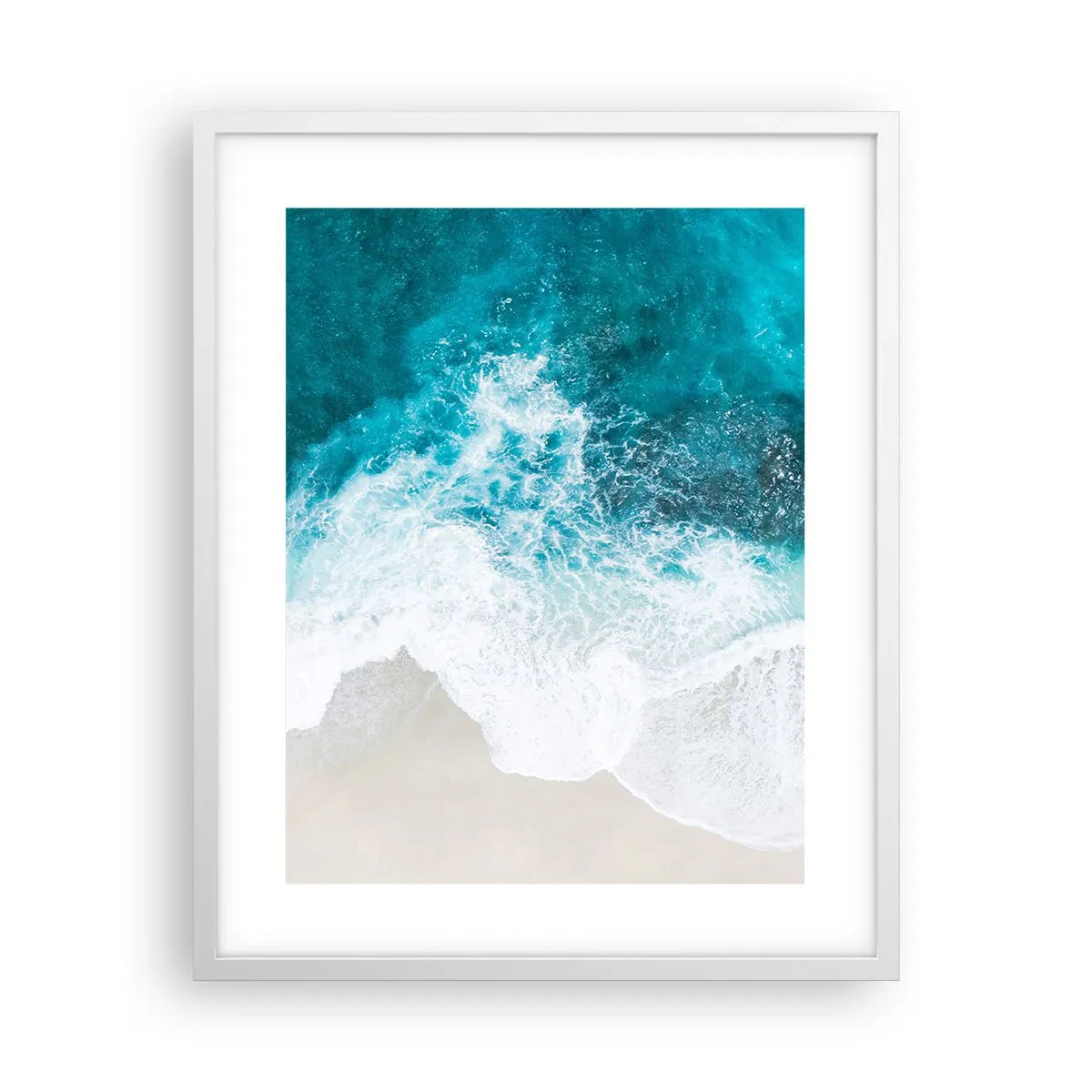 Poster in cornice bianca - Morbidezza naturale - 40x50 cm