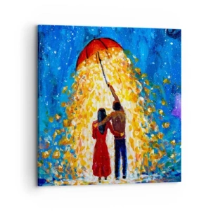 Quadro su tela - Stampe su Tela - La magia di una sera piovosa? - 70x70 cm