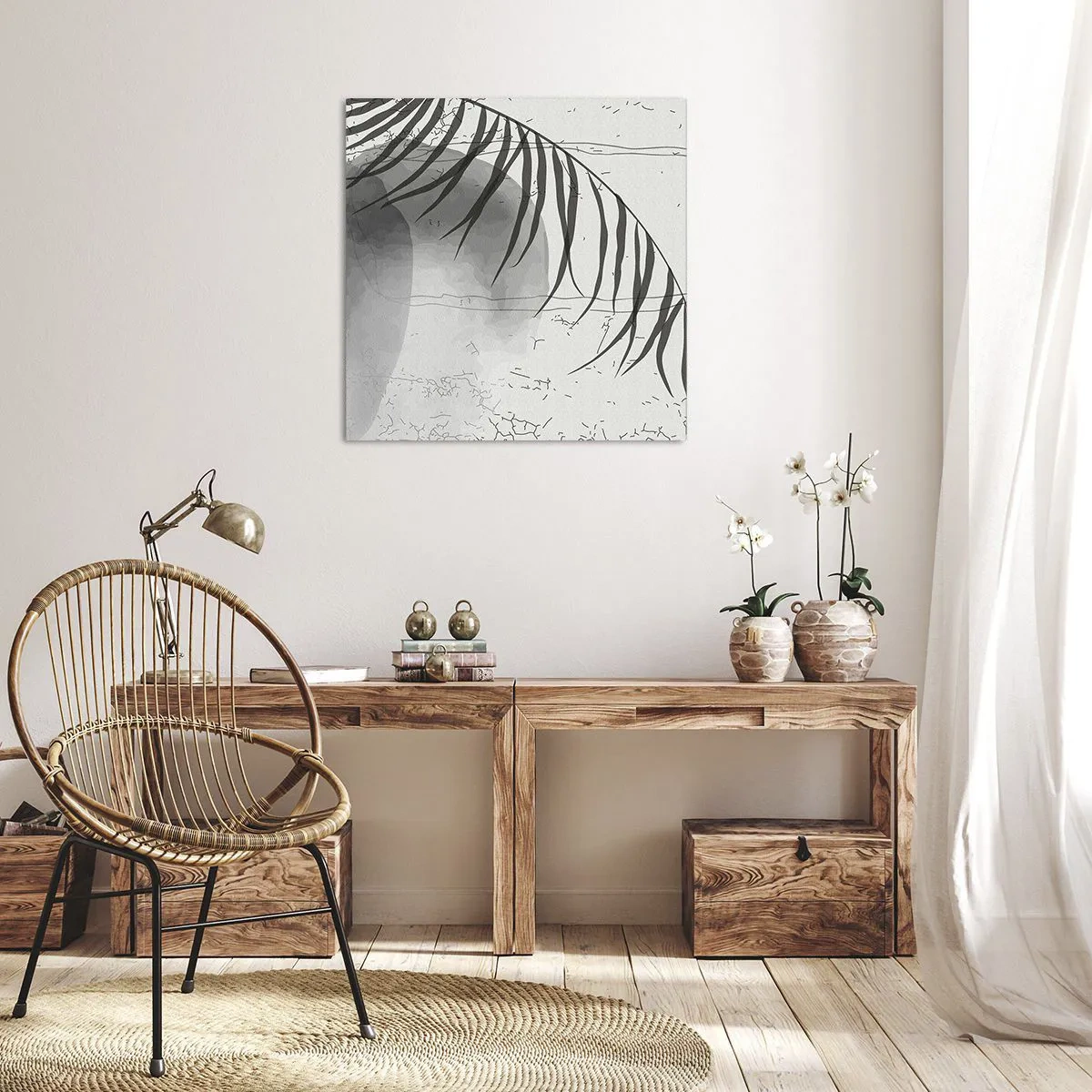 Quadro su tela - Stampe su Tela - La delicata esoticità della natura - 30x30 cm