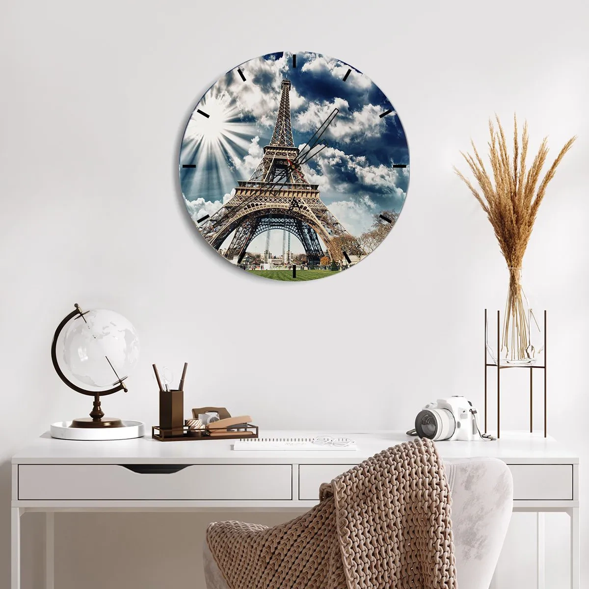 Orologio da parete - Orologio in Vetro - Unica al mondo - 40x40 cm