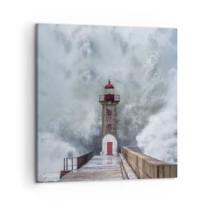 Quadro su tela - Stampe su Tela - Fragore delle acque, rumore di tempesta - 50x50 cm