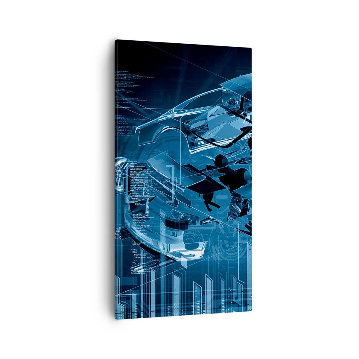 Quadro su tela - Stampe su Tela - Anatomia ingegneristica - 55x100 cm