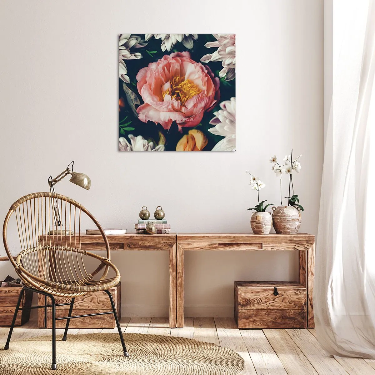 Quadro su tela - Stampe su Tela - Con fasto barocco - 40x40 cm