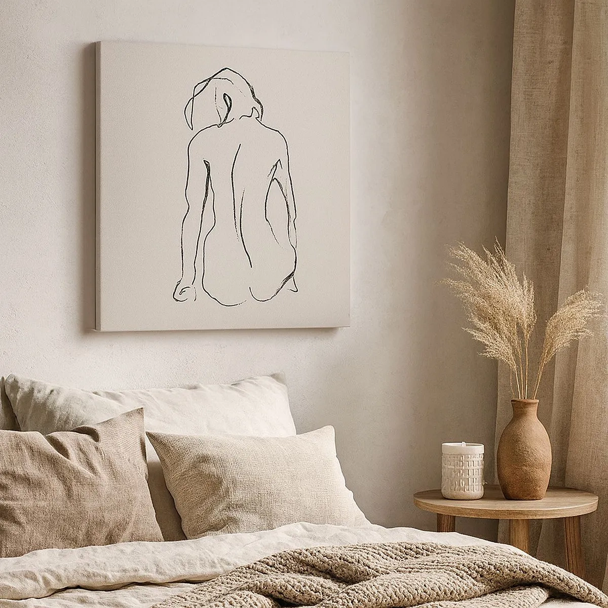 Quadro su tela - Stampe su Tela - Nudo di ragazza - 30x30 cm