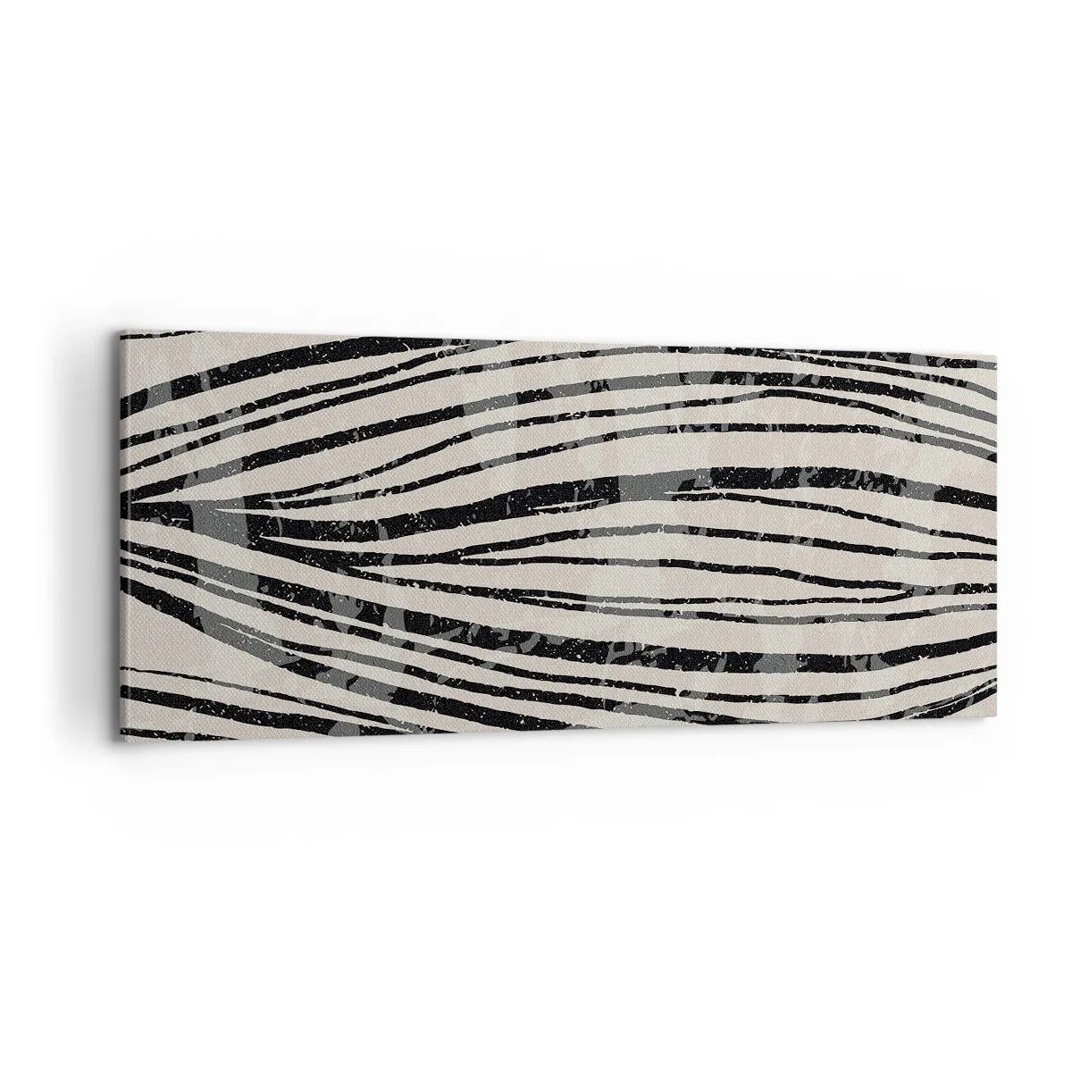 Quadro su tela - Stampe su Tela - Una palude di linee - 100x40 cm