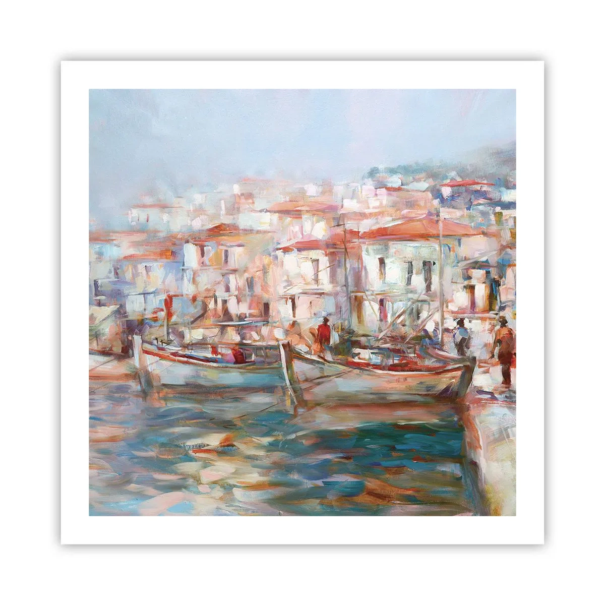 Poster - Vacanze in pastello - 60x60 cm
