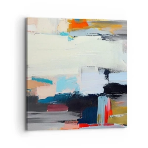 Quadro su tela - Stampe su Tela - C'è una logica? - 70x70 cm