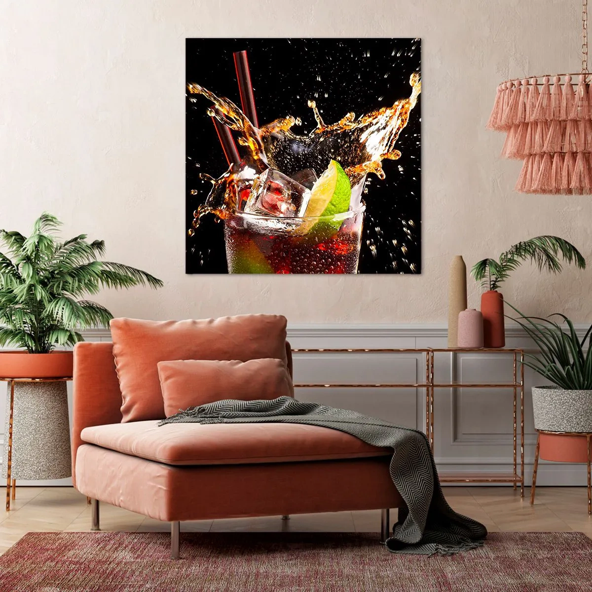 Quadro su tela - Stampe su Tela - Gioia ed energia dei colori - 70x70 cm