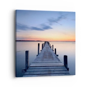 Quadro su tela - Stampe su Tela - La calma di un dolce tramonto - 40x40 cm