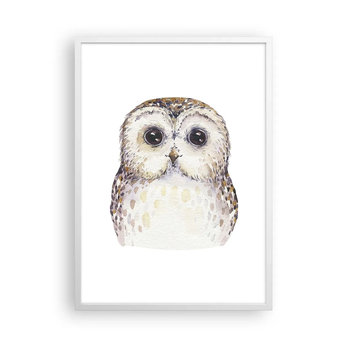 Poster in cornice bianca - Guardami negli occhi - 50x70 cm