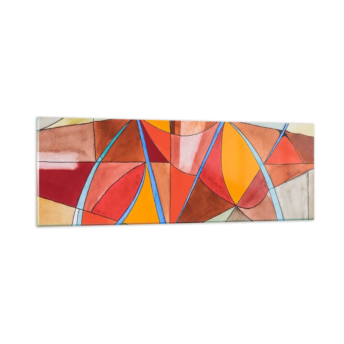 Quadro su vetro - Carosello, carosello dei sogni - 90x30 cm