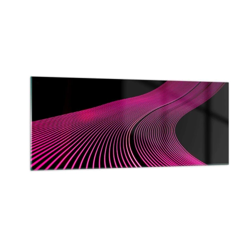 Quadro su vetro - Il viale della luce - 100x40 cm