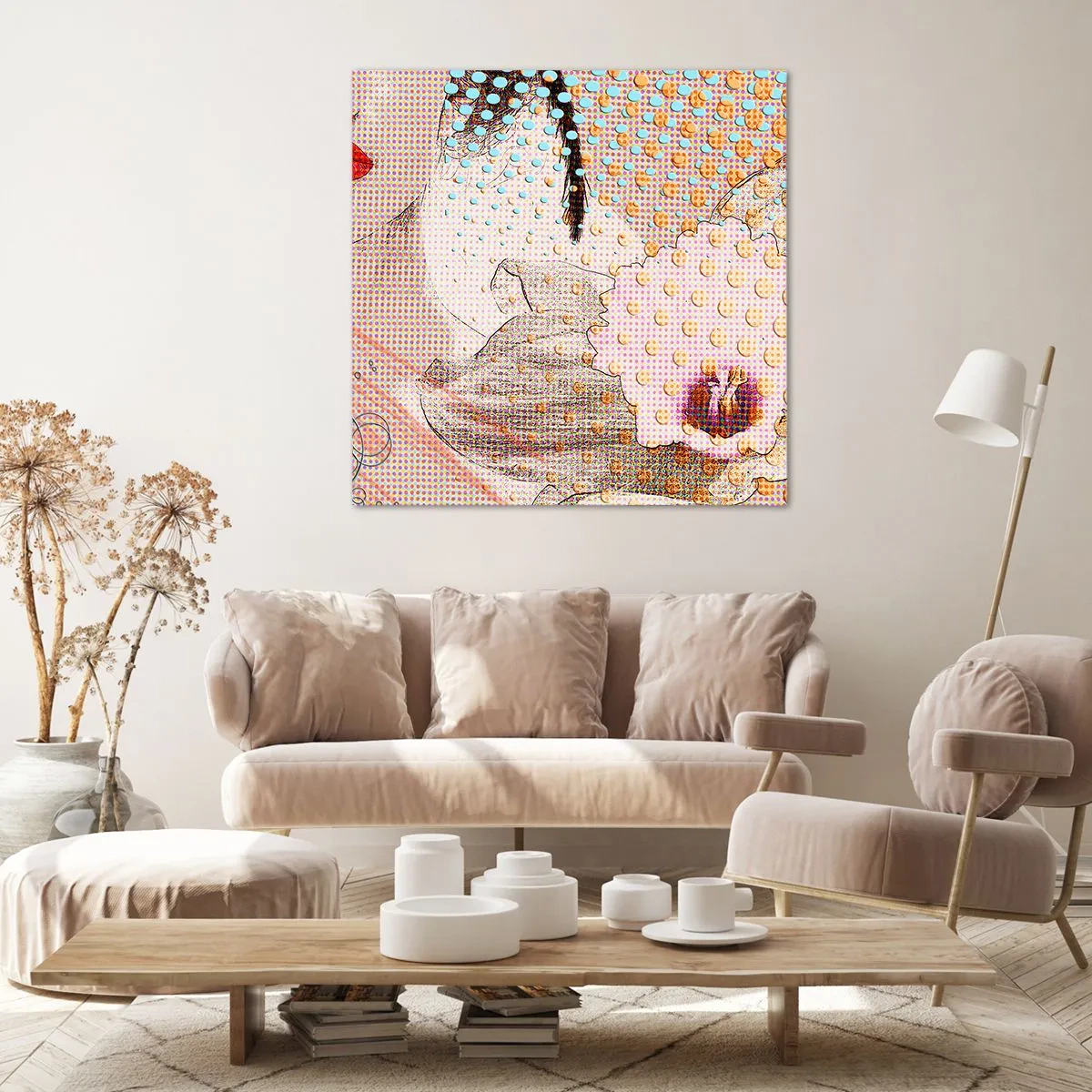 Quadro su tela - Stampe su Tela - Eroina dei fumetti - 70x70 cm