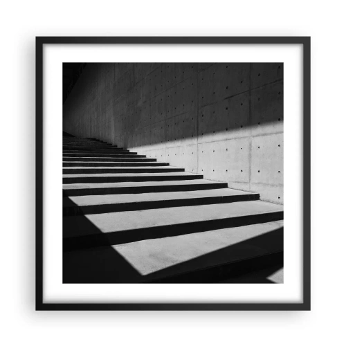 Poster in cornice nera - La bellezza severa del modernismo - 50x50 cm