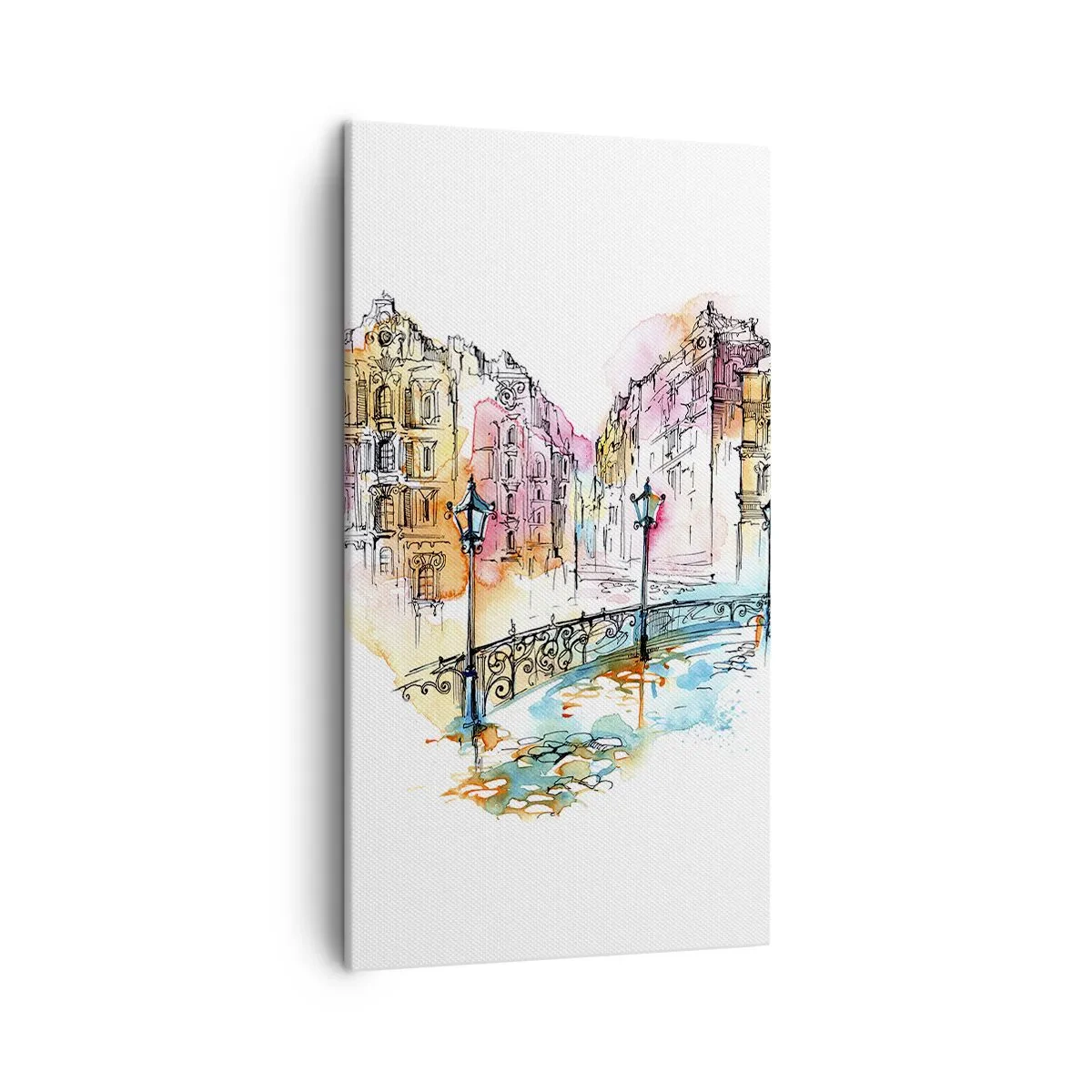 Quadro su tela - Stampe su Tela - Il cuore della città - 45x80 cm