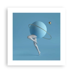 Poster - E i pianeti folleggiano - 40x40 cm