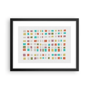 Poster in cornice nera - Un gioco sconosciuto - 40x30 cm