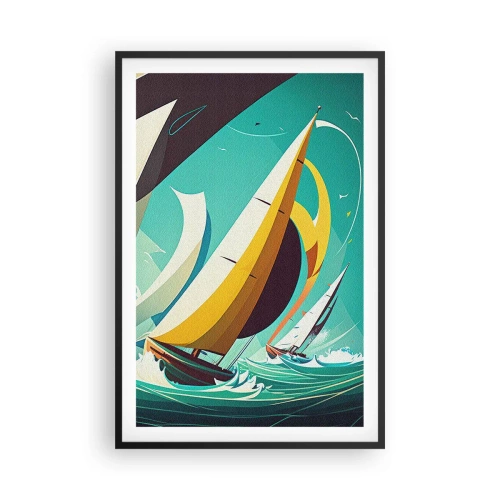 Poster in cornice nera - Compagne degli elementi - 61x91 cm