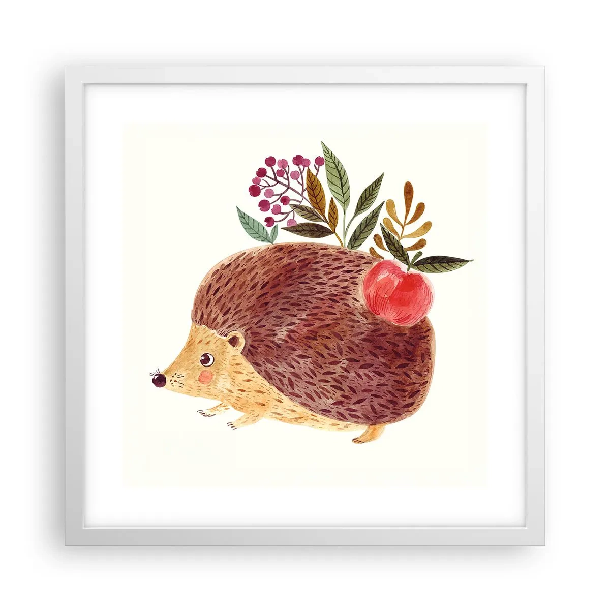 Poster in cornice bianca - E mi vuoi già bene - 40x40 cm