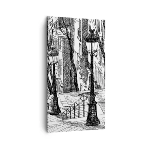 Quadro su tela - Stampe su Tela - Storia d'amore o racconto di paura? - 45x80 cm