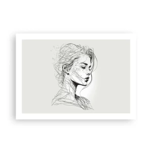 Poster - Ritratto pensieroso - 70x50 cm