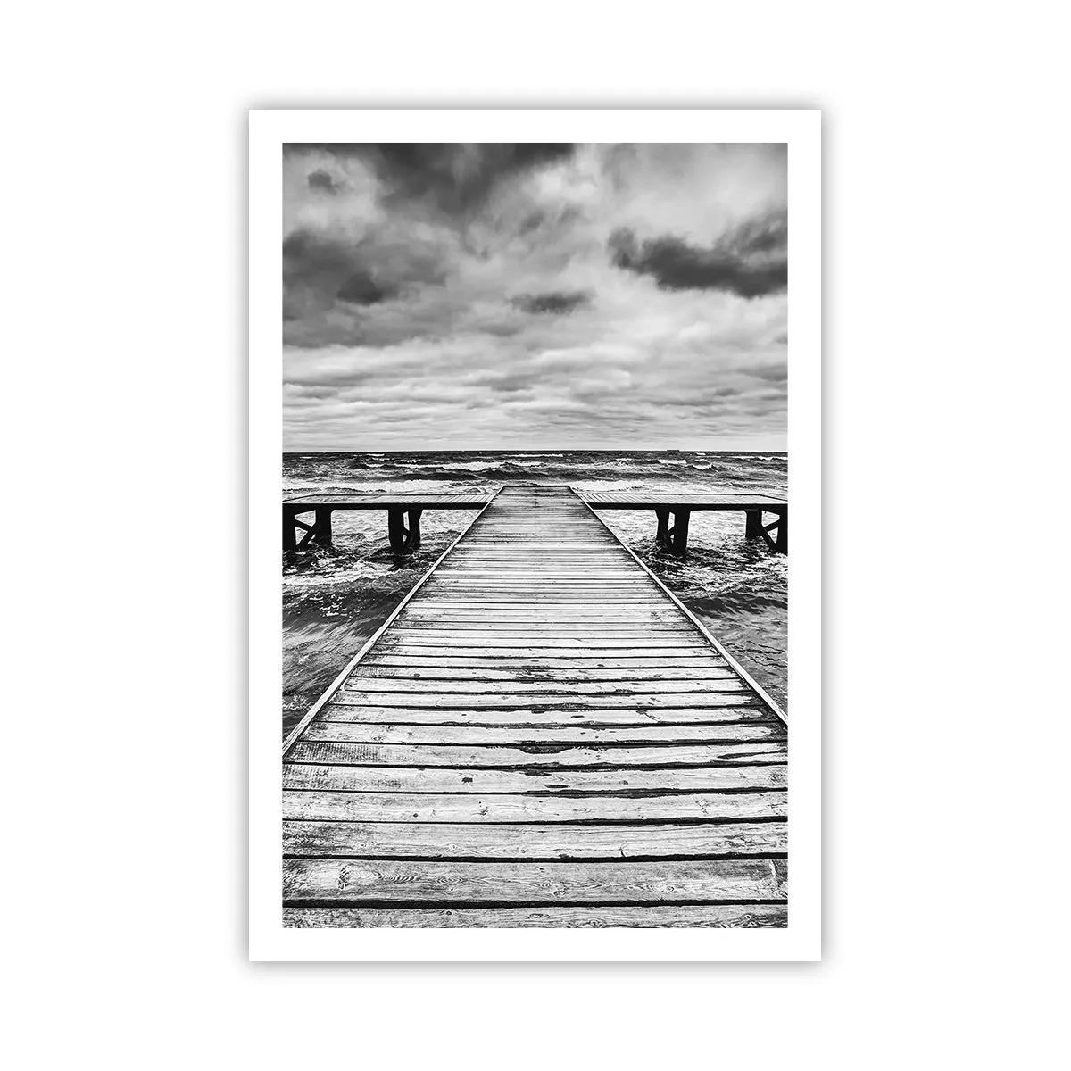 Poster - Aspetto che il vento le scacci via... - 61x91 cm